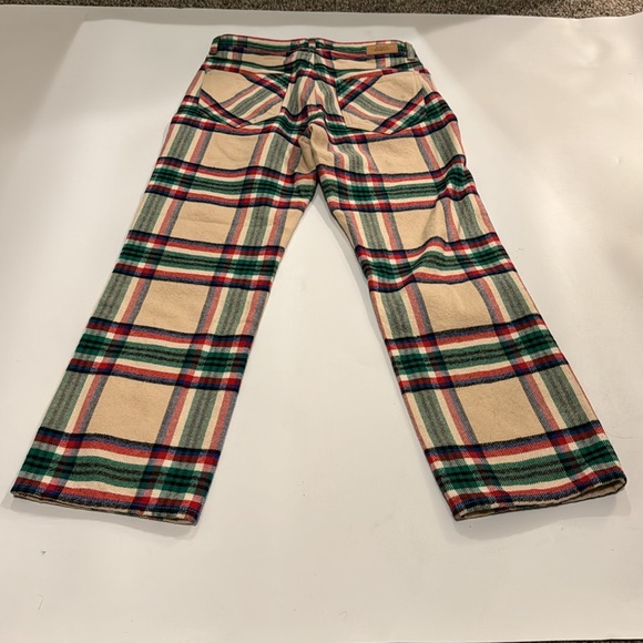 Father’s Daughter LA Raegan Denim Pants - plaid 28 - Picture 5 of 7